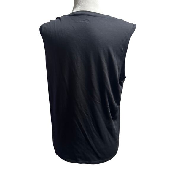 Quince Cotton Modal Muscle Two Tank Bundle (Black & Navy, Size L) - Picture 4 of 8